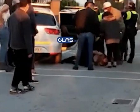 Арестуваха жена, защото е без маска ВИДЕО