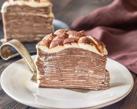 Рецепта за тирамису торта от палачинки