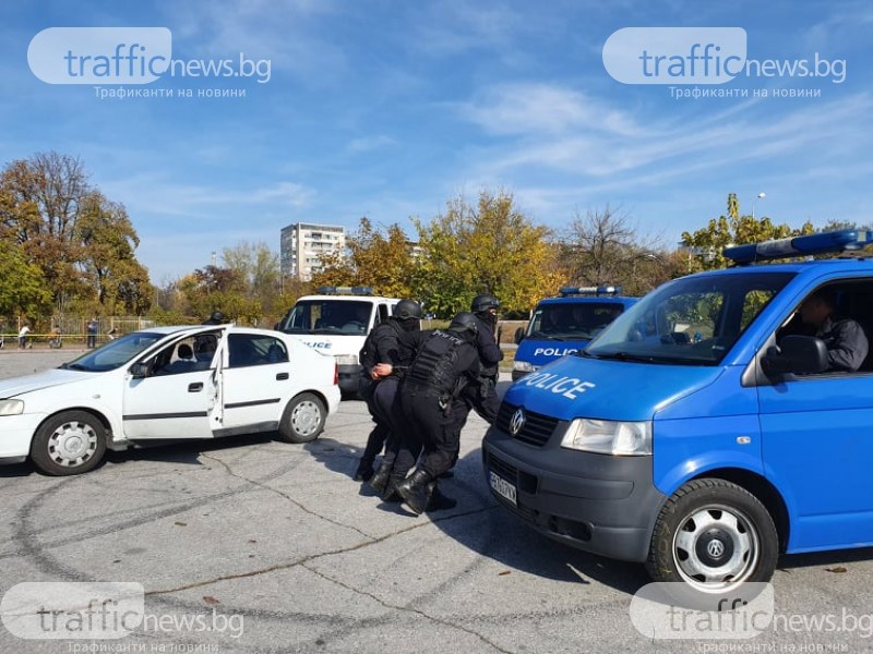 Трима арестувани по време на спецакция в Пловдив и Крумово