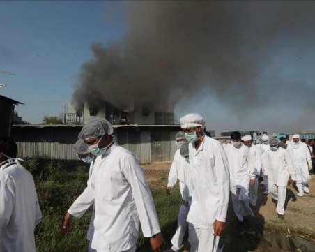 Голям пожар в най-големия световен производител на ваксини