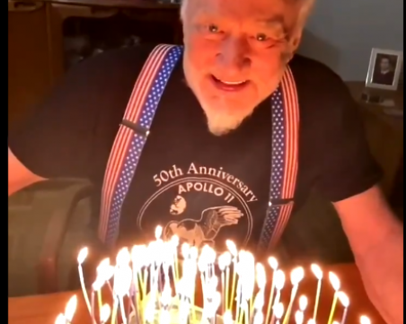 Вторият човек на Луната отбеляза по любопитен начин 91-ия си рожден ден