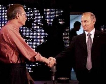 Путин изрази съболезнования за смъртта на Лари Кинг