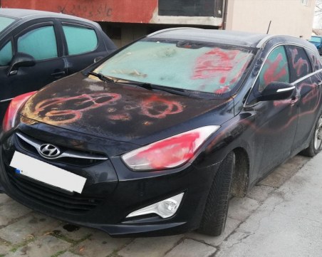 Вандали нашариха с пошли рисунки хюндая на бивш главен архитект