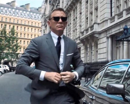 Презаснемат сцени на новия филм за Джеймс Бонд