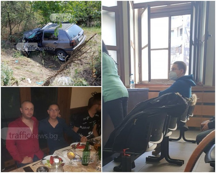 Шофьор уби брат си и гаджето си в меле край Пловдив, загледал се за секунди в телефона