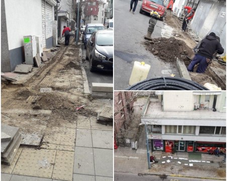 DCC с право на отговор за разкопаните тротоари на бул. 