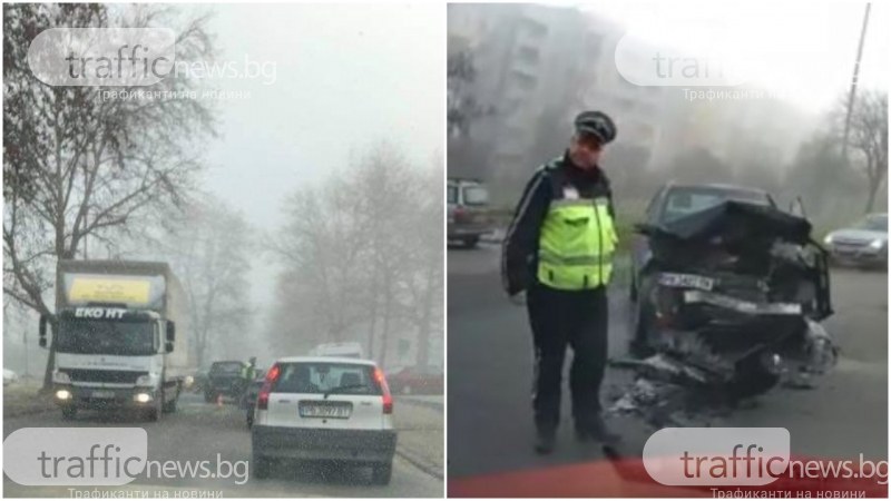 Тежка катастрофа блокира булевард в Кючука