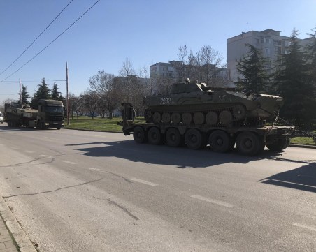 Тежка военна техника премина през Пловдив