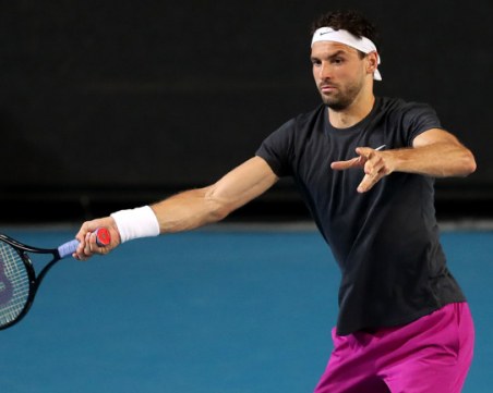 Григор Димитров на корта утре по обяд