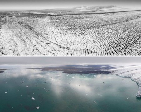 Изчезващите ледници на Исландия − вижте промените от 1989 г. насам