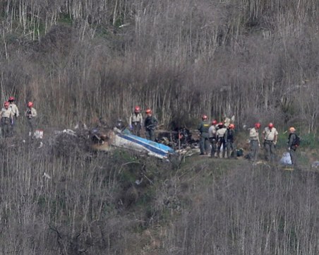 Нова версия за смъртоносната катастрофа, в която загина Коби Брайънт