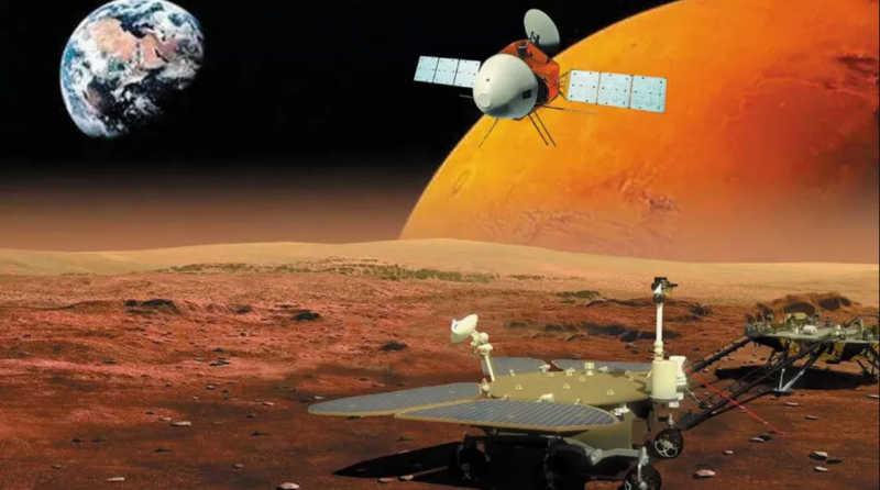 Китайският космически кораб навлеза в орбита на Марс само 2 дни след този на ОАЕ