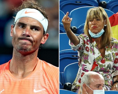 Жената, която показа среден пръст на Надал: Много е скучен