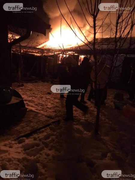 Деца герои спасиха възрастна двойка при голям пожар край Пловдив