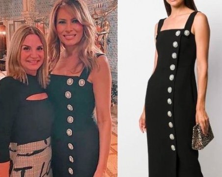 След Белия дом: Мелания Тръмп все така стилна и облечена в 