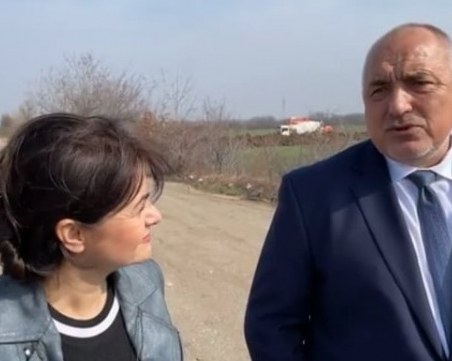 Борисов инспектира модернизацията на главен пътя  Видин-Монтана