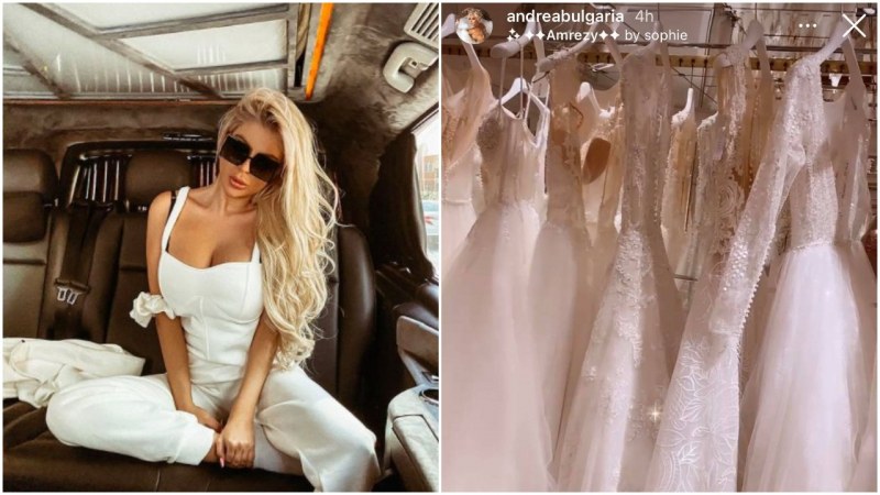 Андреа се захласна по булчински рокли в Турция, подготвя ли се за сватба?