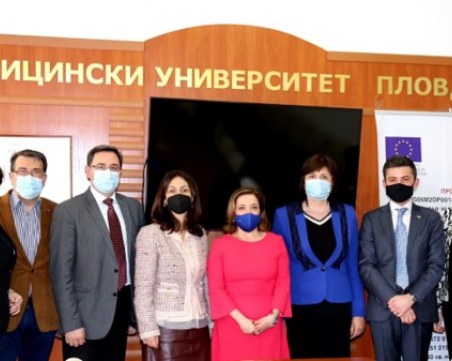 Новият посланик на Италия посети Медицински университет – Пловдив