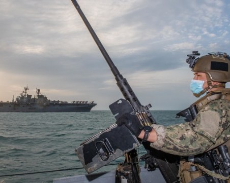 Български военни от учението 