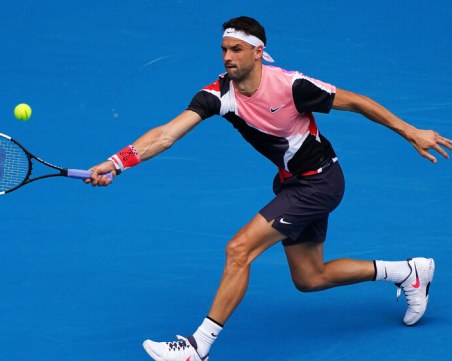 Григор Димитров тренира със Серина Уилямс