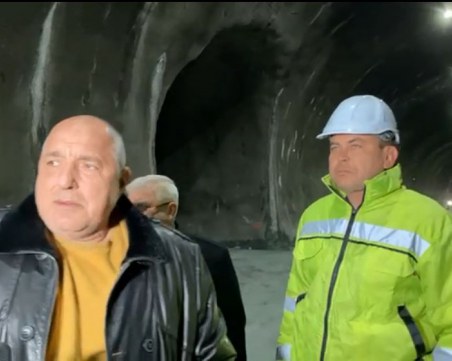 Борисов: Трябва да въведем в ред всички тунели в България