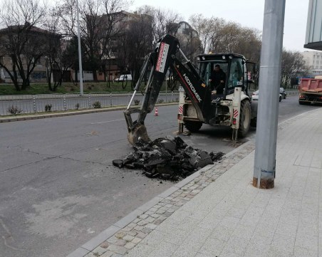 Отстраниха ВиК авария край Епископската базилика