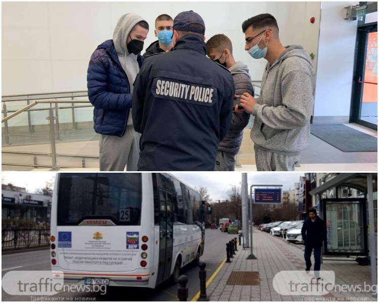 Масирани проверки в Пловдив за спазване на мерките, искат повече автобуси в пиковите часове