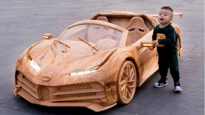 Истинско майсторство: Как се прави Bugatti от дърво?