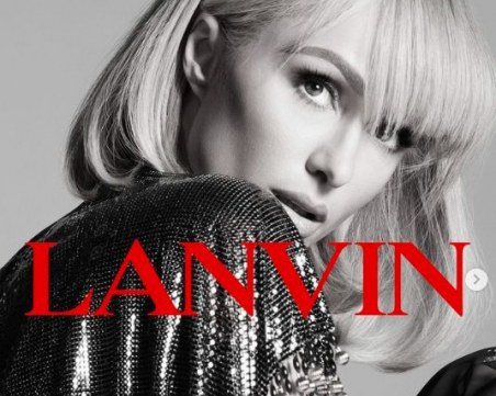 Парис Хилтън - елегантна и модерна в новата кампания на Lanvin