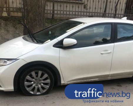 Мистериозен вандал пука гуми в Кършияка