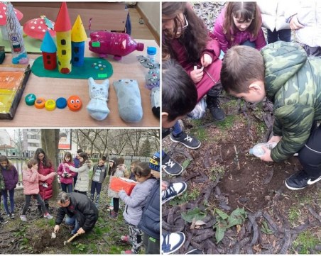 Пловдивски ученици показаха как да използваме ненужните вещи повторно