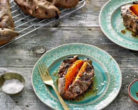 Рецепта за печени сладки картофи с мед