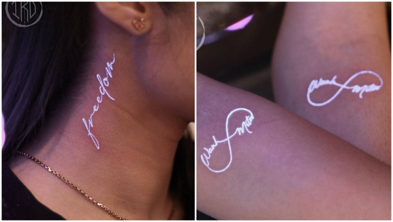 Нова тенденция в Instagram - невидими UV татуировки