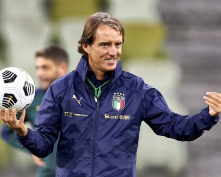 Манчини: Притеснява ме, че Италия никога не е побеждавала в България