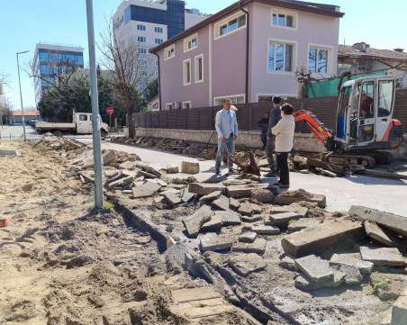 Ремонт на ул. 