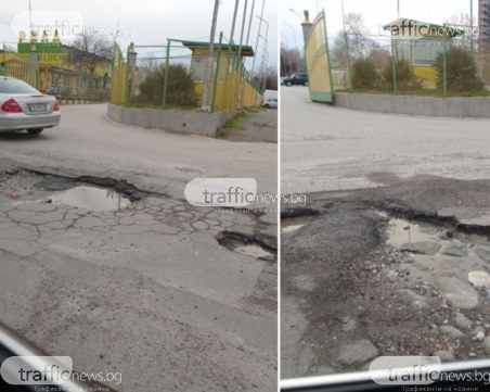След тапите от Околовръстното шосе: Настилката по бул.