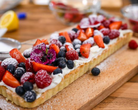 Тарт с горски плодове - готов за минути!