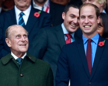 Принц Уилям отдаде почит на покойния си дядо
