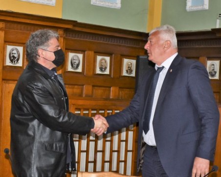 Световноизвестен тенор гостува на кмета Здравко Димитров