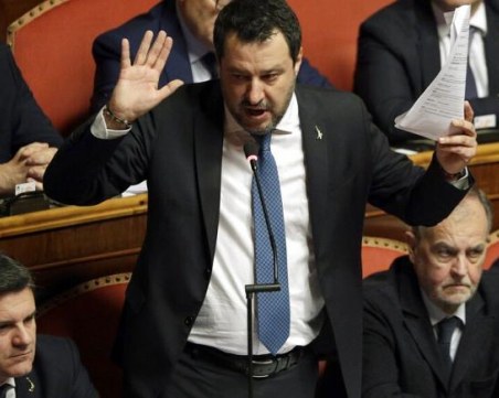 Съдят бившия италиански министър на вътрешните работи Матео Салвини