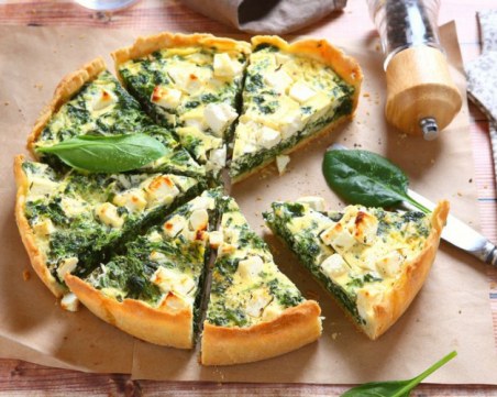 Предложение за обяд: Пай със спанак и сирене