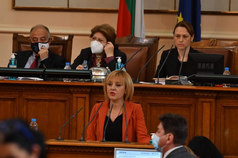 Мая Манолова: Няма да подкрепим БСП за съставяне на кабинет