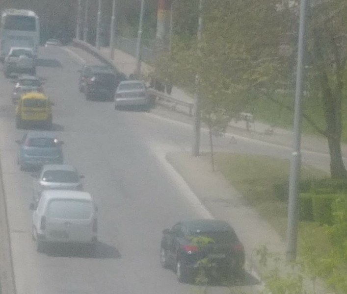 Катастрофа на натоварен булевард в Пловдив