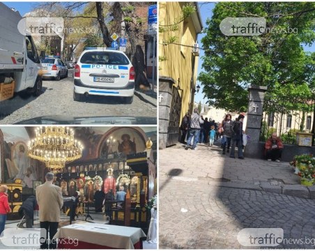 Без опашки и стълпотворение пред храмовете в Пловдив на Разпети петък