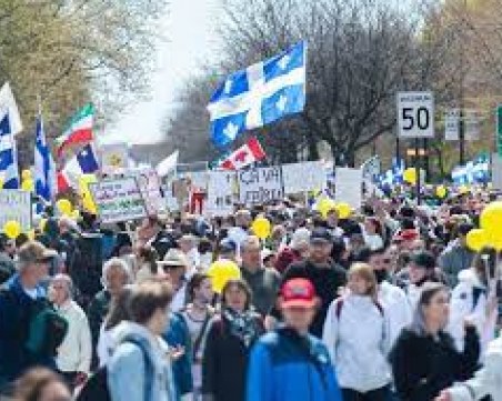 Протест в Монреал! Хората скочиха срещу локдауна и ваксинационните паспорти