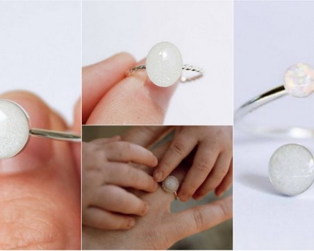 Нов необичаен тренд в света: Бижута, направени от (вашата) кърма