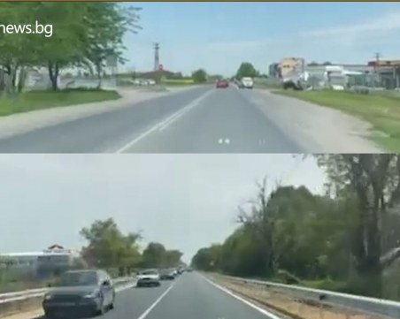 Околовръстното на Пловдив преди и сега! АПИ: Не е променян габаритът на пътя