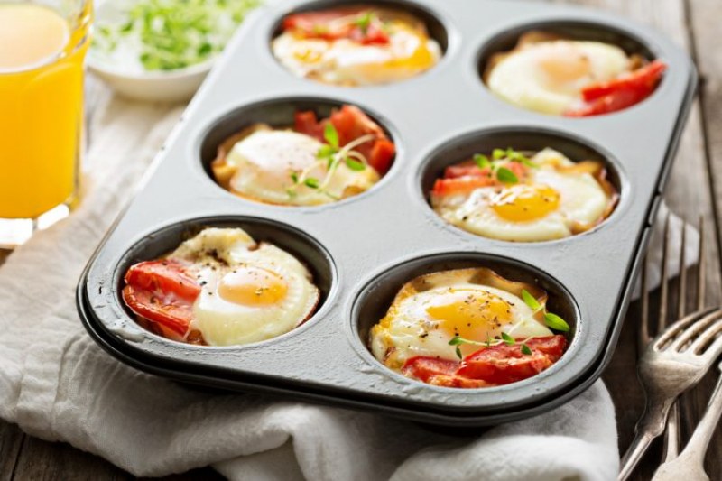 Идея за закуска: Мъфини с яйца и бекон