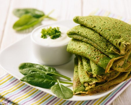 Няма да им устоите: Рецепта за зелени палачинки