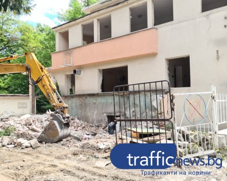 Багери влязоха в детска градина 